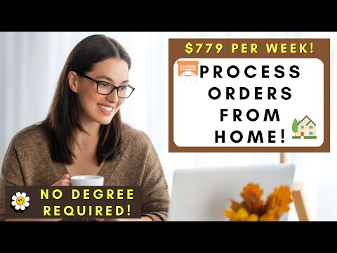 REMOTE JOB! $779 PER WEEK! *PROCESS ORDERS* PAID TRAINING! WORK FROM HOME JOBS 2023! [Video]
