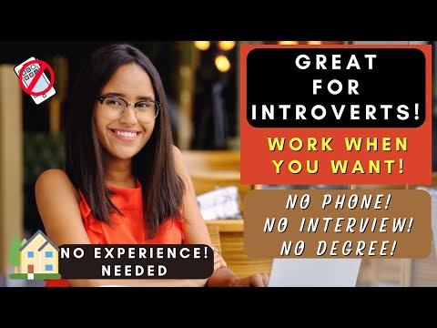 NO PHONE REMOTE JOB! NO INTERVIEW OR EXPERIENCE! *WORK YOU WANT* NON PHONE WORK FROM HOME JOBS 2023! [Video]