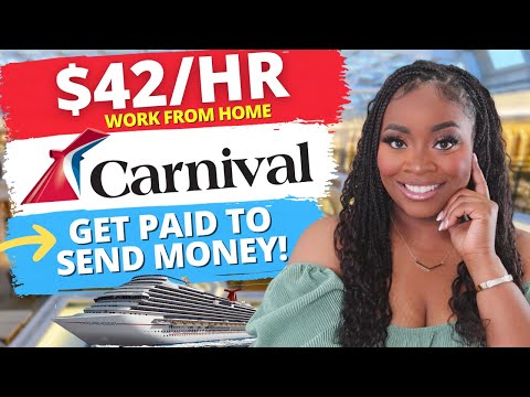 Carnival Cruise Has Work From Home Jobs | Equipment Provided [Video]
