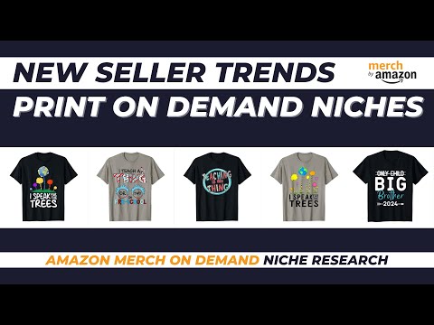 New Seller Trends for Amazon Merch on Demand #103 | Print on Demand Niche Research [Video]