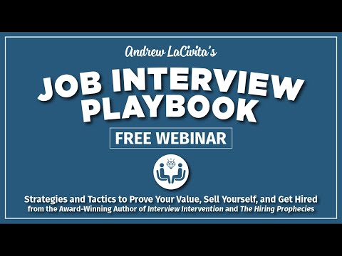 Job Interview Playbook Webinar 🔴 Live and Limited Edition [Video]