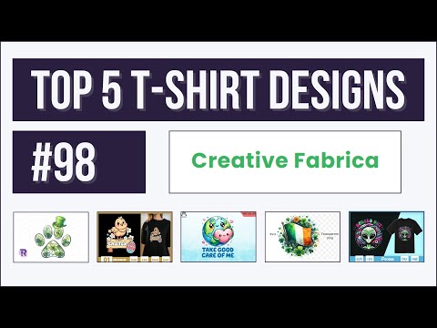 Top 5 T-shirt Designs #98 | Creative Fabrica | Trending and Profitable Niches for Print on Demand [Video]