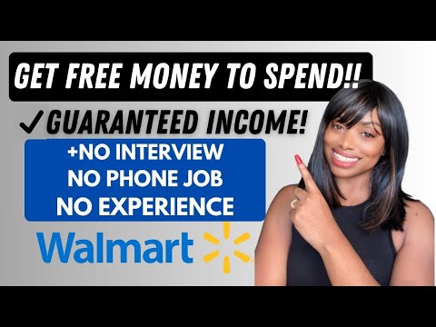 FREE $500 MONTHLY I $175-$250 In An Hr! Walmart No Interview Free Computer WFH JOB [Video]