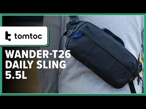 tomtoc Wander-T26 Daily Sling 5.5L Review (2 Weeks of Use) [Video]
