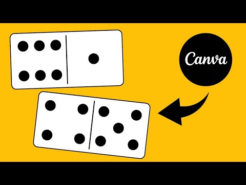 How to Make Domino Cliparts in Canva | Free Graphic Tutorial | Canva Tips and Tricks [Video]