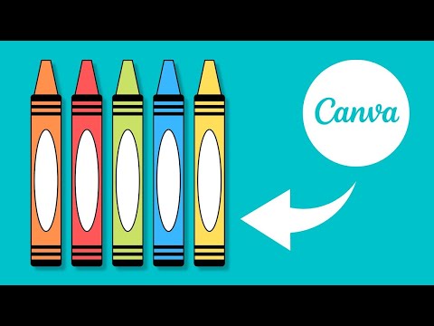 How to Make Crayon Cliparts in Canva | Free Graphic Design Tutorial | Canva Tips and Tricks [Video]