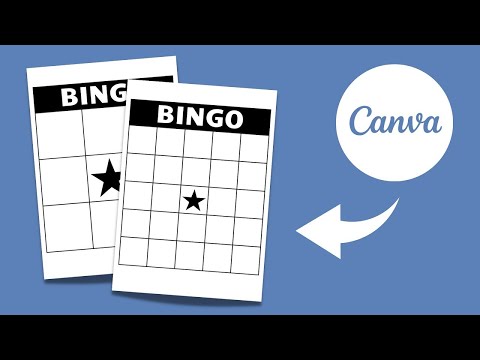 How to Make Blank Bingo Templates In Canva | Free Tutorial for Beginners | Canva Tips and Tricks [Video]