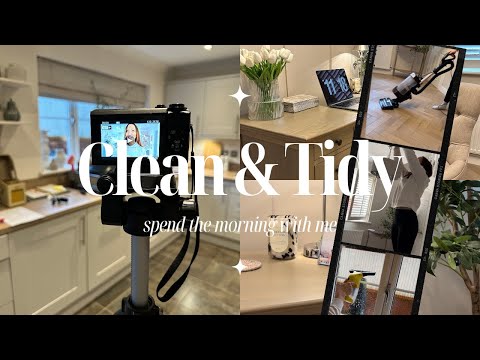 SPEND THE MORNING WITH ME | NEW HOME OFFICE CLEAN & TIDY | FRIDAY CLEAN RESET [Video]