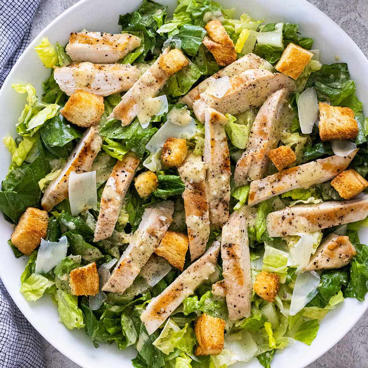 How to Make Chicken Caesar Salad from Scratch [Video]