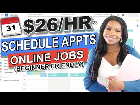 Get Paid $26/hr to Work from Home: Appointment Scheduler Job (Beginner-Friendly!) [Video]
