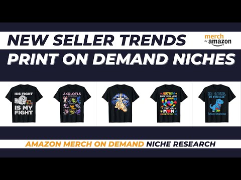 New Seller Trends for Amazon Merch on Demand #109 | Print on Demand Niche Research [Video]