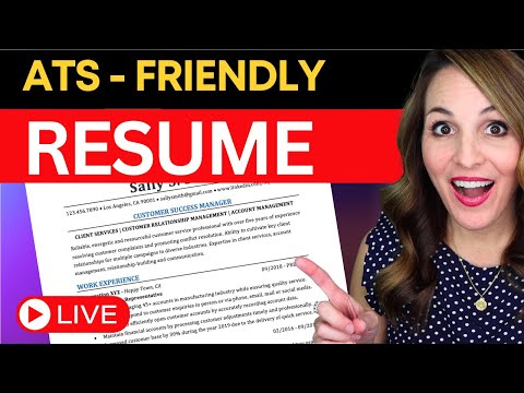 🔴 [LIVE] Write the Perfect Resume to Beat the ATS: Your Guide to Exceptional Job Offers! [Video]