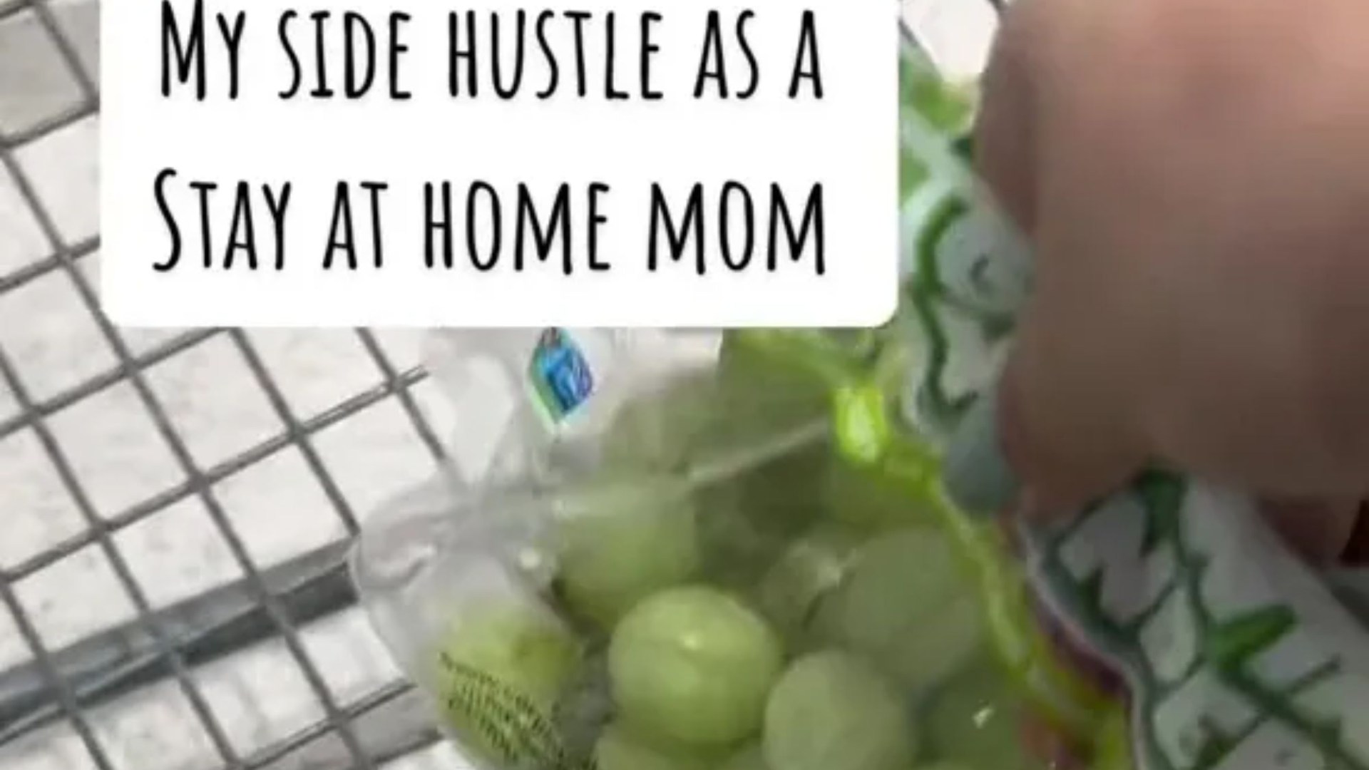 I wanted to be a stay-at-home mum so set up a side hustle in my kitchen using a punnet of grapes – I make 150 an hour [Video]