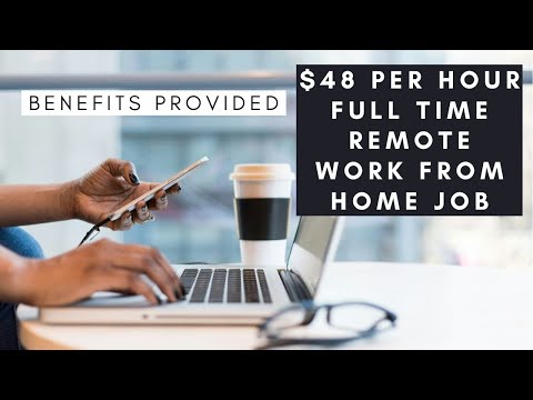 $48 PER HOUR FULL TIME REMOTE ROLE – NO DEGREE NEEDED COMPANY HIRING FAST! HIGH PAYING WITH BENEFITS [Video]