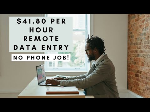$41.80 PER HOUR  DATA ENTRY – NO DEGREE NEEDED WORK FROM HOME JOB (QUICK HIRE & FULL TIME) [Video]