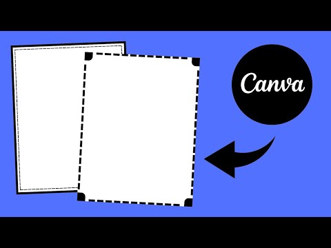 How to Make Digital Paper Frames and Borders in Canva | Create Printables in Canva | Free Tutorial [Video]