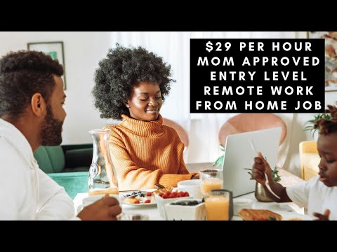 $29 PER HOUR NO DEGREE ENTRY LEVEL REMOTE WORK FROM HOME JOB BENEFITS GIVEN DAY ONE & PAID TRAINING! [Video]