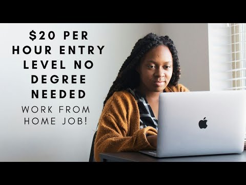 EASY $20 PER HOUR CHAT SUPPORT WORK FROM HOME JOB – ENTRY LEVEL ONLY HS DIPLOMA NEEDED REMOTE! [Video]