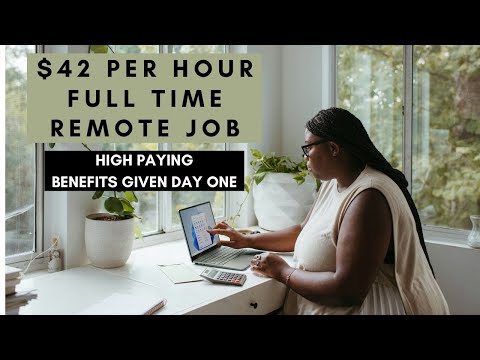 $42 PER HOUR FULL TIME HIGH PAYING REMOTE JOB – QUICK HIRING PROCESS – WORK ANYWHERE US BASED [Video]
