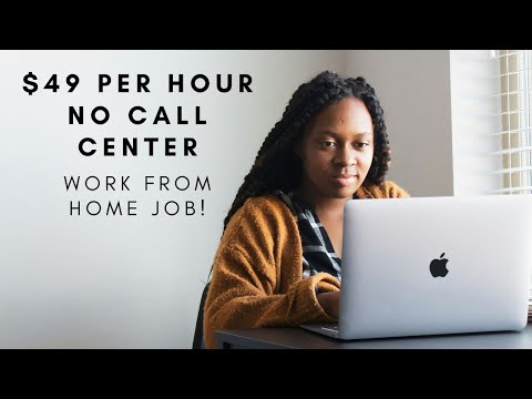 QUICK HIRE $49 PER HOUR FULL TIME REMOTE NO CALL CENTER JOB! NO DEGREE NEEDED AND PAID TRAINING! [Video]