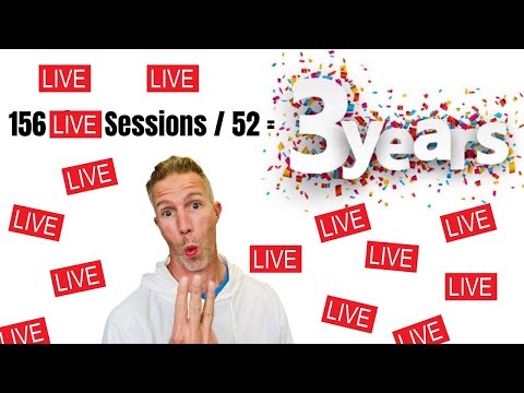3 Full Years of Going Live – Q&A and a Give Away!!! [Video]