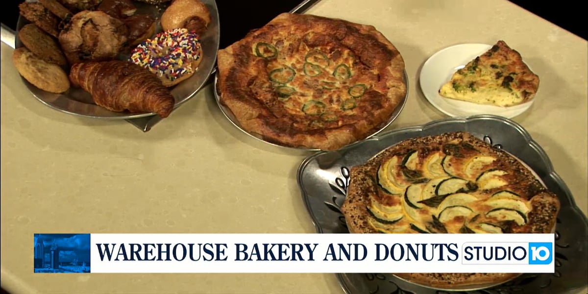 Quiche at Warehouse Bakery & Donuts [Video]