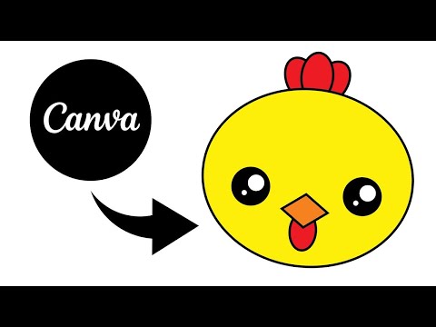 How to Make Cute Little Chick Clipart in Canva | Free Design Tutorial for Beginners | Canva Tips [Video]