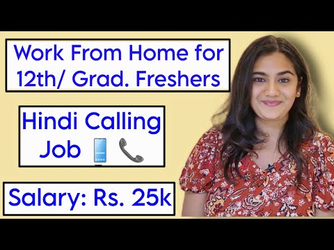 Work from Home Jobs for 12th Pass & Graduate Freshers | Sales Telecalling Job | WFH Remote Jobs [Video]