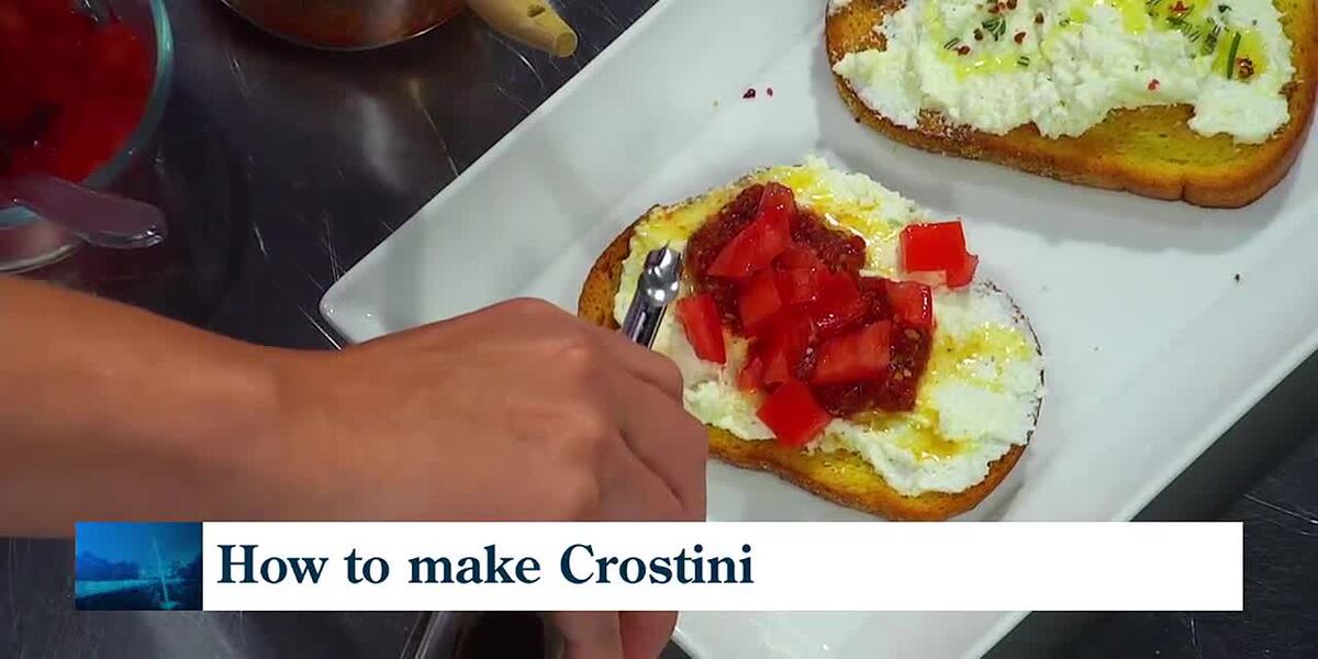 Easy Crostini Appetizers with Chef Veera [Video]
