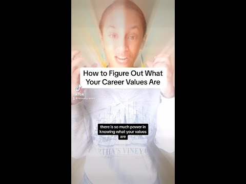 How to Figure Out What Your Career Values Are [Video]