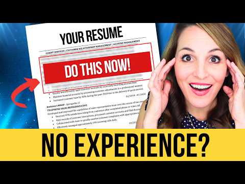 How To Write An IMPRESSIVE Resume with NO Experience | FREE TEMPLATE INSIDE! [Video]