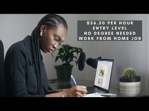 $36.50 PER HOUR HIRING ASAP WORK FROM HOME JOB! ENTRY LEVEL FULL TIME REMOTE WITH BENEFITS! [Video]