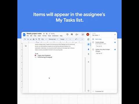 Paper to do lists? 👎 To dos assigned directly in Google Docs? 👍👍👍 → [Video]