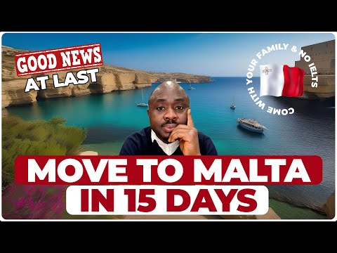 How To Relocate To Malta With Your Family In Just 15 Days In 2024 ( Malta Work Permit Update 2024) [Video]
