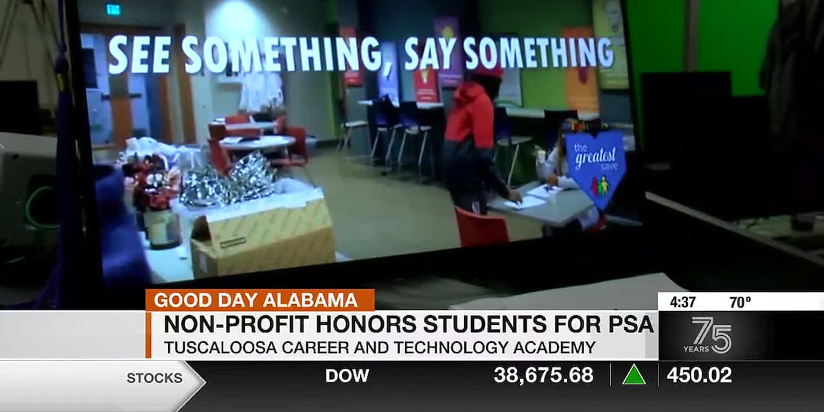 Non-profit honors students for PSA [Video]