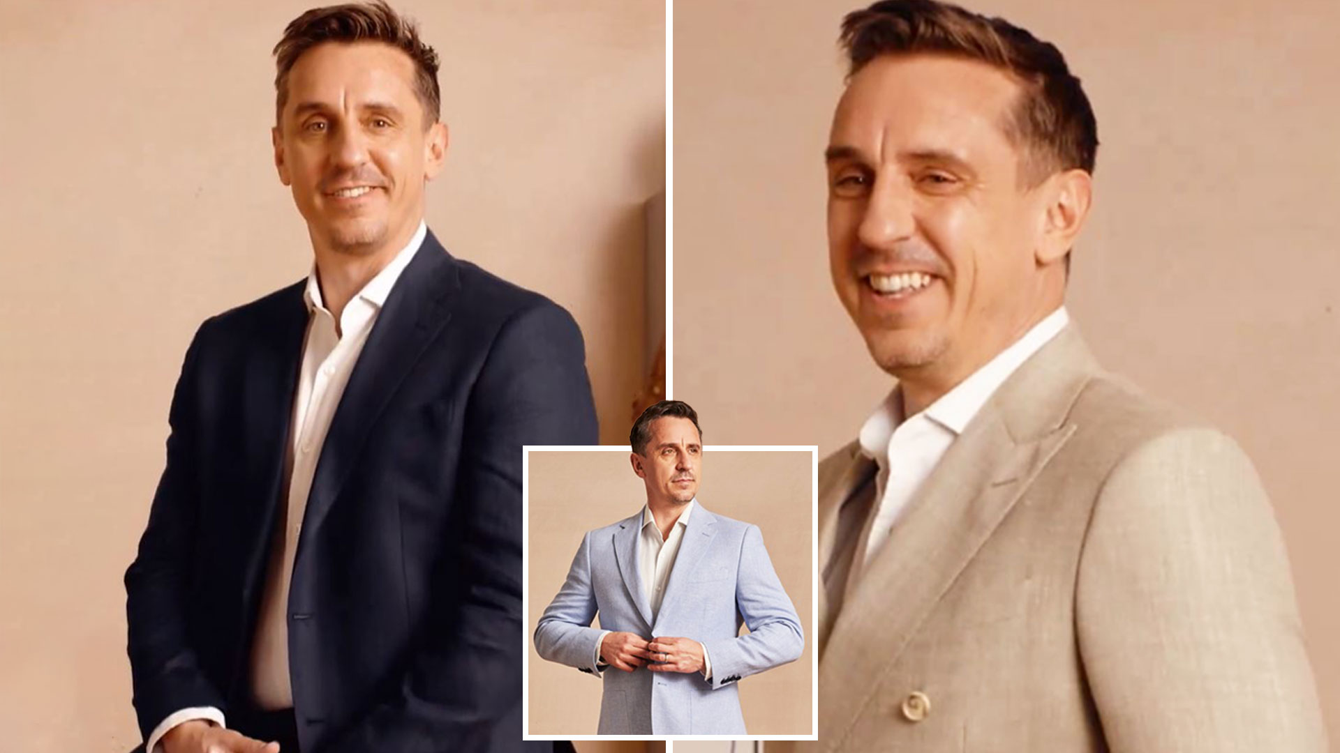 Gary Neville makes latest career change as Man Utd legend tries his hand at modelling [Video]