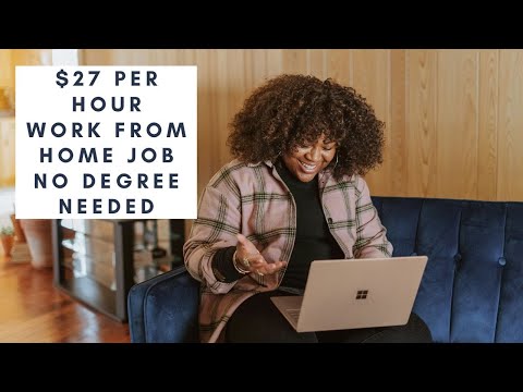 $27 PER HOUR HIRING QUICK NO DEGREE NEEDED REMOTE WORK FROM HOME JOB – PAID TUITION REIMBURSEMENT! [Video]