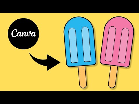 How to Make Popsicle Clipart in Canva | Free Graphic Design Tutorial [Video]