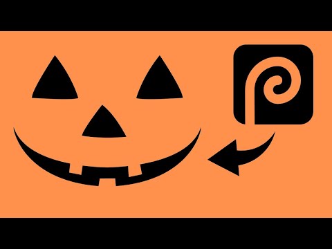 How to Make Halloween Pumpkin Clipart in Photopea | Halloween Silhouette Costume Design Tutorial [Video]