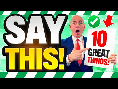 TOP 10 ‘THINGS YOU MUST SAY’ IN A JOB INTERVIEW TO PASS! (Interview Tips) JOB INTERVIEW PREPARATION! [Video]