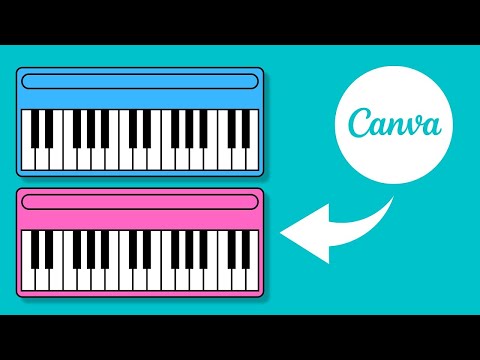How to Make Piano Keyboard Clipart in Canva | Free Music Graphic Design Tutorial | Canva Tips [Video]