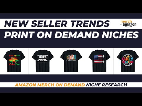 New Seller Trends for Amazon Merch on Demand #119 | Print on Demand Niche Research [Video]