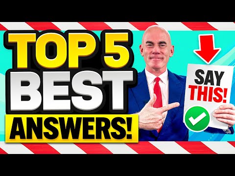 TOP 5 MOST DIFFICULT INTERVIEW QUESTIONS & BRILLIANT ANSWERS! (100% PASS GUARANTEED) INTERVIEW TIPS! [Video]