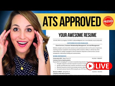 🔴 LIMITED-TIME SUMMER 2024 JOB SEARCH BOOTCAMP – Create The PERFECT ATS-Friendly Resume [Video]