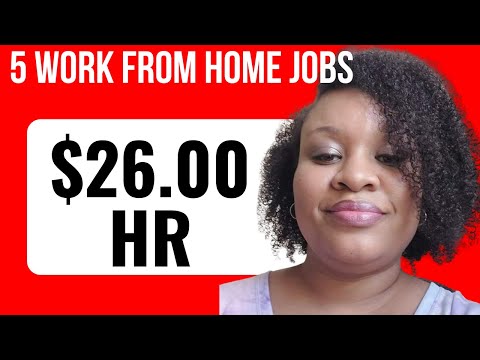Remote Jobs That Make Up To 26.00 Per Hour [Video]
