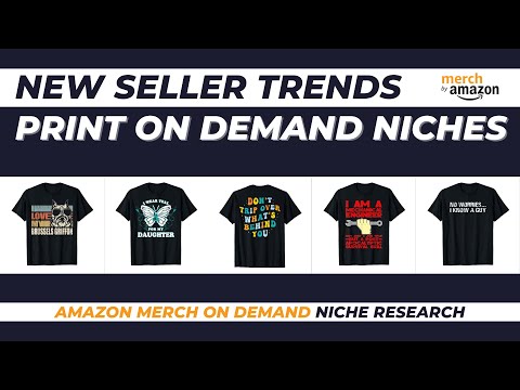 New Seller Trends for Amazon Merch on Demand #122 | Print on Demand Niche Research [Video]
