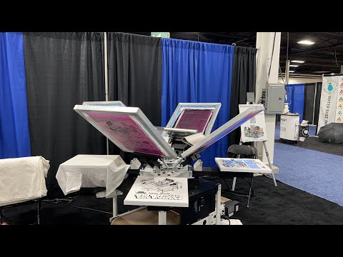 LIVE: Printing on the Vastex 100 Setup! (Small Space, Big Dreams! Graphic Pro Expo) [Video]