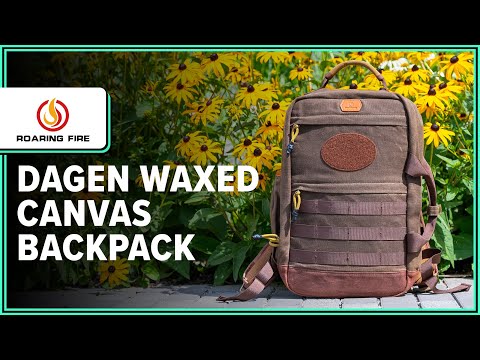 Roaring Fire Dagen Waxed Canvas Backpack Review (2 Weeks of Use) [Video]