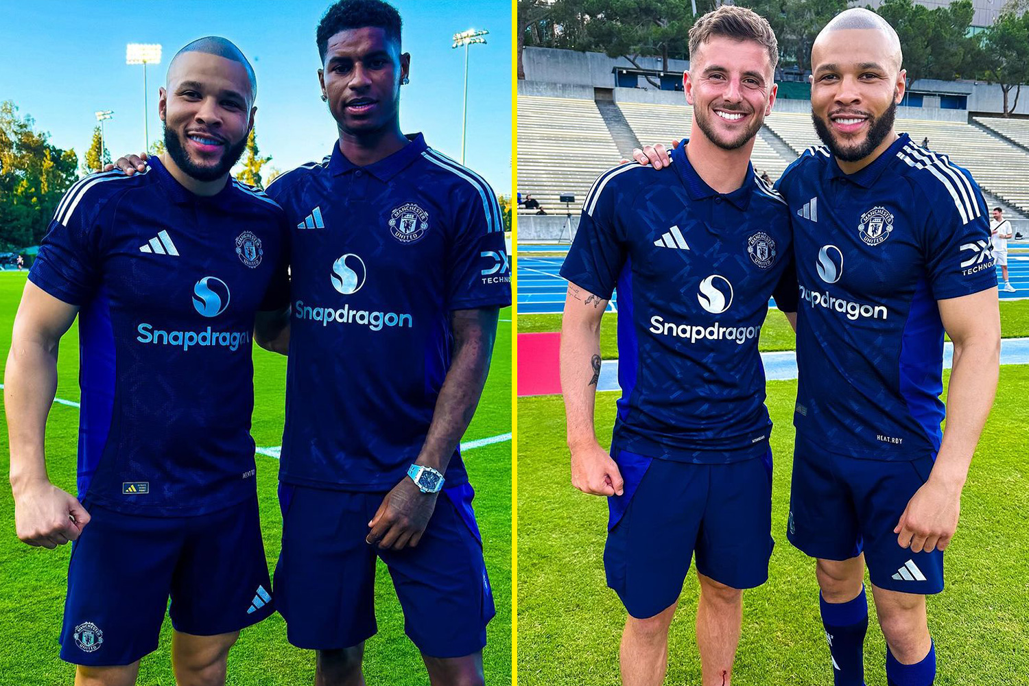 Chris Eubank Jr jokes about ‘career change’ after training with Manchester United stars on club’s pre-season tour [Video]