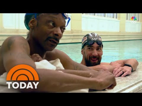 Snoop Dogg Swims With Olympic Great Michael Phelps [Video]